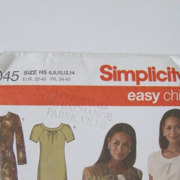 Simplicity sewing pattern dress suit uncut dress or skirt and top or jacket Y2K - Picture 2 of 7